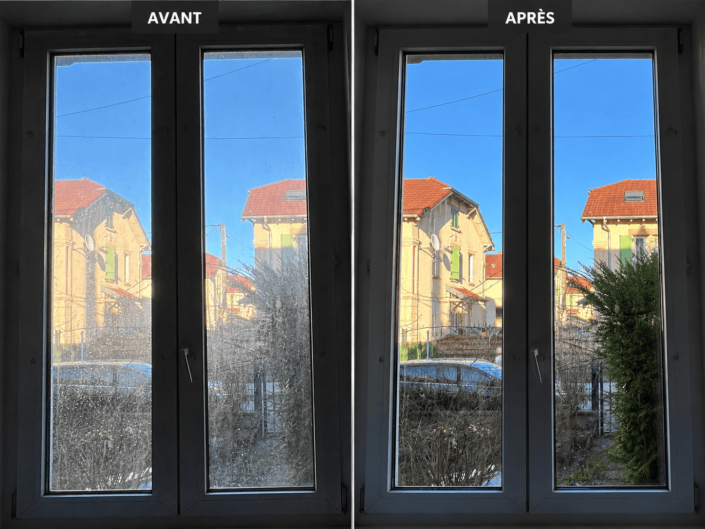 Avant après — Vitres & fenêtres